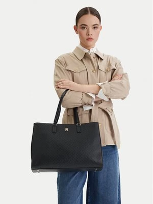 Obrázek produktu Tommy Hilfiger Kabelka Th Daily Tote Mono AW0AW18417 Černá