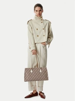 Obrázek produktu Tommy Hilfiger Kabelka Th Grace Satchel Jacquard AW0AW18754 Hnědá