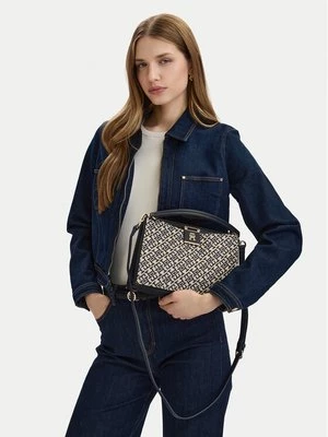 Obrázek produktu Tommy Hilfiger Kabelka Th Her Med Satchel Jacqu AW0AW18639 Tmavomodrá