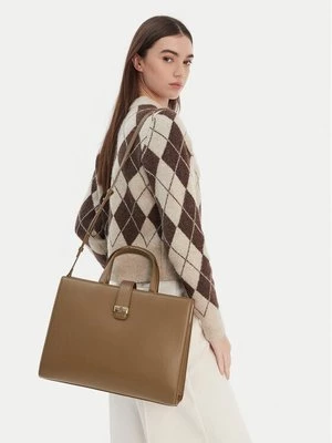 Obrázek produktu Tommy Hilfiger Kabelka Th Heritage Satchel AW0AW18287 Hnědá