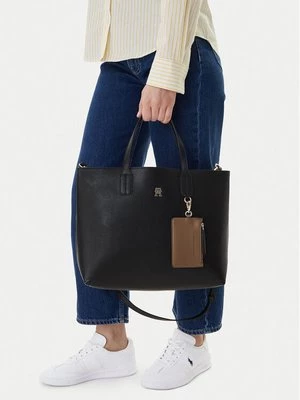Obrázek produktu Tommy Hilfiger Kabelka Th Icon Satchel AW0AW18122 Černá