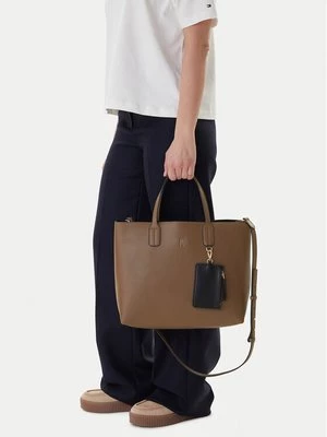 Obrázek produktu Tommy Hilfiger Kabelka Th Icon Satchel AW0AW18122 Hnědá