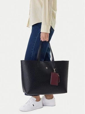Obrázek produktu Tommy Hilfiger Kabelka Th Icon Tote Mono AW0AW18174 Tmavomodrá