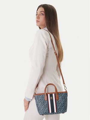 Obrázek produktu Tommy Hilfiger Kabelka Th Monoplay Mini Tote Stripe Le AW0AW18389 Modrá
