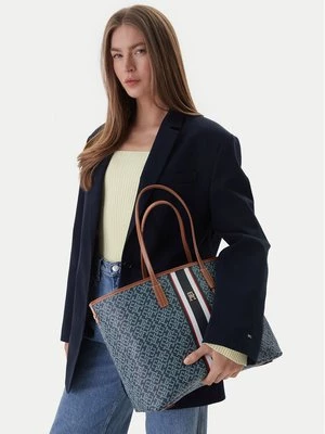 Obrázek produktu Tommy Hilfiger Kabelka Th Monoplay Tote Stripe Le AW0AW18390 Modrá