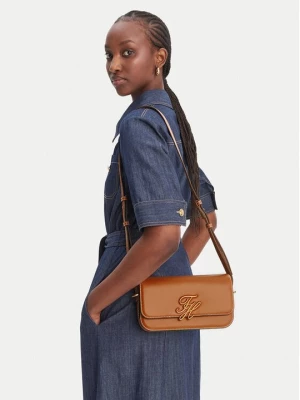 Obrázek produktu Tommy Hilfiger Kabelka Th Script Flap Crossover AW0AW18399 Hnědá