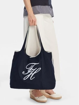 Obrázek produktu Tommy Hilfiger Kabelka Th Summer Tote Canvas AW0AW18398 Tmavomodrá
