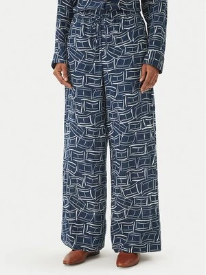 Obrázek produktu Tommy Hilfiger Kalhoty z materiálu WW0WW48970 Tmavomodrá Wide Leg