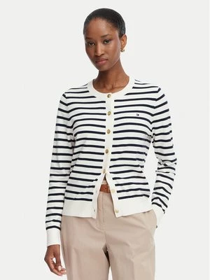 Obrázek produktu Tommy Hilfiger Kardigan Cable Fine WW0WW42370 Bílá Regular Fit