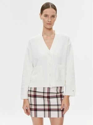 Obrázek produktu Tommy Hilfiger Kardigan WW0WW39015 Écru Relaxed Fit