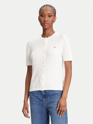 Obrázek produktu Tommy Hilfiger Kardigan WW0WW45707 Écru Slim Fit