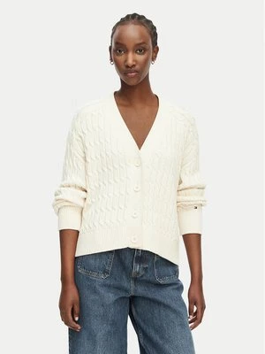 Obrázek produktu Tommy Hilfiger Kardigan WW0WW50078 Krémová Relaxed Fit