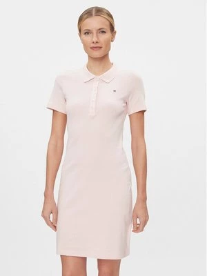 Obrázek produktu Tommy Hilfiger Každodenní šaty 1985 WW0WW37853 Růžová Slim Fit