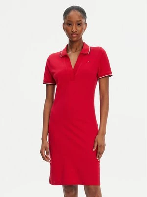 Obrázek produktu Tommy Hilfiger Každodenní šaty 1985 WW0WW45740 Červená Slim Fit