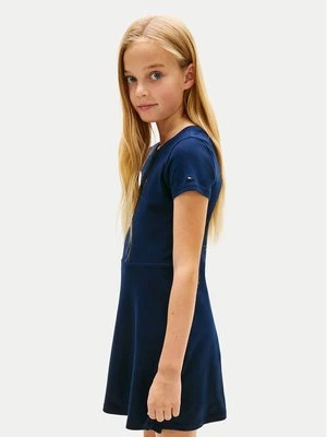Obrázek produktu Tommy Hilfiger Každodenní šaty Skater KG0KG09284 Tmavomodrá Regular Fit