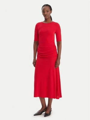Obrázek produktu Tommy Hilfiger Koktejlové šaty Festive WW0WW47872 Červená Slim Fit
