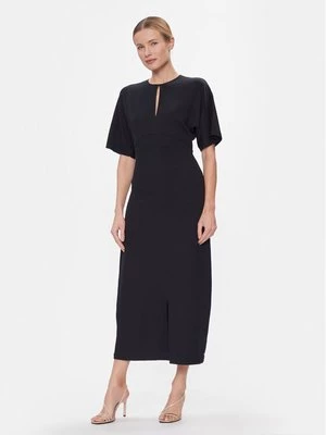 Obrázek produktu Tommy Hilfiger Koktejlové šaty Shiny Interlock C-Nk Ss WW0WW40732 Tmavomodrá Regular Fit