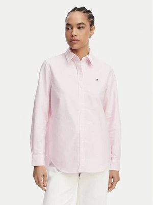 Obrázek produktu Tommy Hilfiger Košile Fit Flag Embroidery Oxford WW0WW46111 Růžová Regular Fit