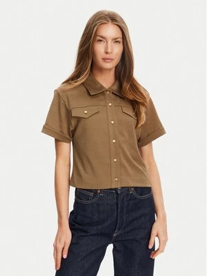 Obrázek produktu Tommy Hilfiger Košile Gold Button WW0WW44626 Hnědá Regular Fit