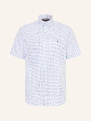 Obrázek produktu Tommy Hilfiger Košile S Krátkým Rukávem Regular Fit S Lnem bílá / tmavě modrá