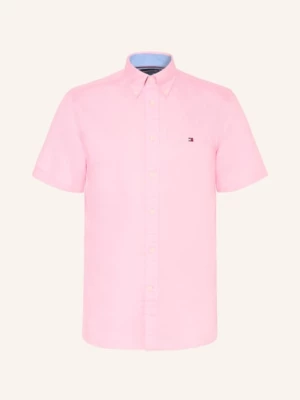 Obrázek produktu Tommy Hilfiger Košile S Krátkým Rukávem Regular Fit S Lnem růžová