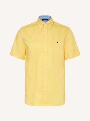 Obrázek produktu Tommy Hilfiger Košile S Krátkým Rukávem Regular Fit S Lnem žlutá