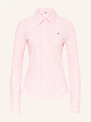 Obrázek produktu Tommy Hilfiger Košilová Halenka Z Piké růžová / bílá