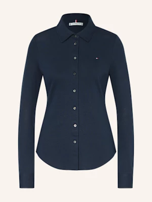 Obrázek produktu Tommy Hilfiger Košilová Halenka Z Piké tmavě modrá