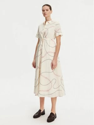 Obrázek produktu Tommy Hilfiger Košilové šaty Voile WW0WW46009 Béžová Regular Fit
