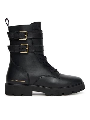 Obrázek produktu Tommy Hilfiger Kotníková obuv Biker Laceup FW0FW08986 Černá