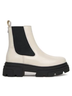 Obrázek produktu Tommy Hilfiger Kotníková obuv s elastickým prvkem Shiny FW0FW09042 Béžová