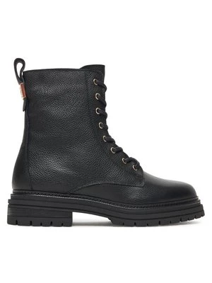 Obrázek produktu Tommy Hilfiger Kotníková obuv Th Plaque Pebble Lace Boot Warm FW0FW08767 Černá