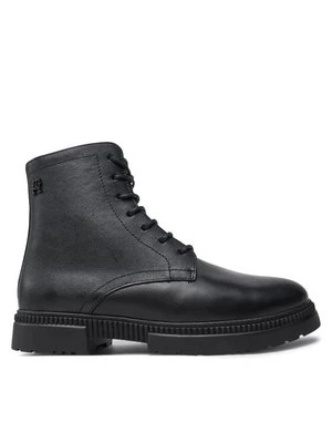 Obrázek produktu Tommy Hilfiger Kozačky Comfort Tl Texture Lth Boot FM0FM05182 Černá