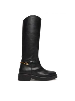Obrázek produktu Tommy Hilfiger Kozačky ve vojenském stylu Horsebit Riding FW0FW08863 Černá