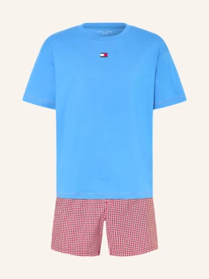 Obrázek produktu Tommy Hilfiger Krátké Pyžamo modrá / červená / bílá