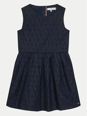 Obrázek produktu Tommy Hilfiger Letní šaty Anglaise KG0KG07931 D Tmavomodrá Regular Fit