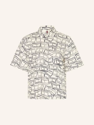 Obrázek produktu Tommy Hilfiger Lněná Košile krémová / tmavě modrá