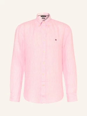 Obrázek produktu Tommy Hilfiger Lněná Košile Regular Fit růžová / bílá