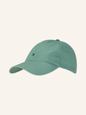 Obrázek produktu Tommy Hilfiger Lněná Kšiltovka světle zelená