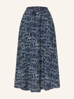 Obrázek produktu Tommy Hilfiger Lněná Sukně tmavě modrá / bílá