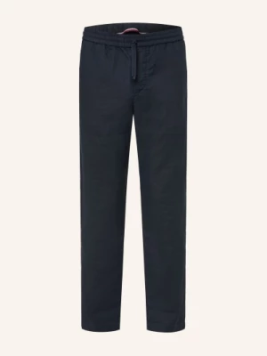 Obrázek produktu Tommy Hilfiger Lněné Kalhoty Harlem Regular Tapered Fit tmavě modrá