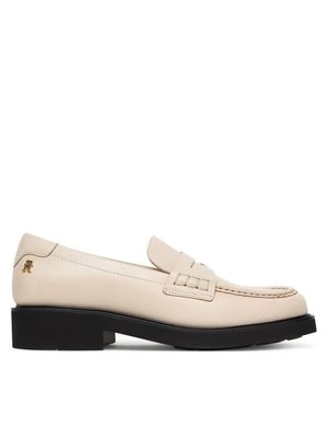 Obrázek produktu Tommy Hilfiger Loafersy Elettra Penny Leather FW0FW09360 Écru