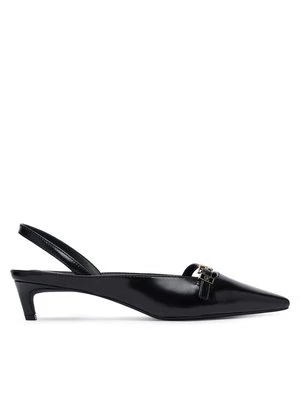 Obrázek produktu Tommy Hilfiger Lodičky Th Buckle Kitten Slingback Pump FW0FW09384 Černá