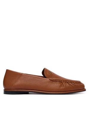 Obrázek produktu Tommy Hilfiger Lordsy Leather Ruched Toe Loafers FW0FW09250 Hnědá