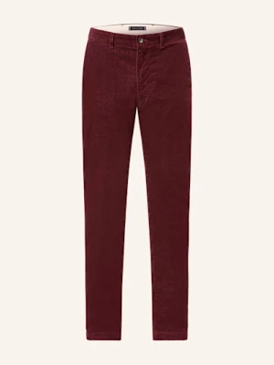 Obrázek produktu Tommy Hilfiger Manšestrové Chino Kalhoty Denton Straight Fit tmavě červená