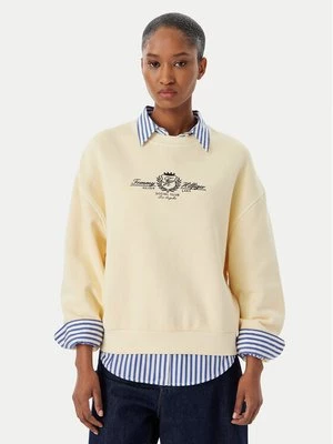 Obrázek produktu Tommy Hilfiger Mikina Crest Embroidery WW0WW48733 Béžová Relaxed Fit