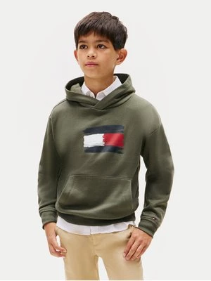 Obrázek produktu Tommy Hilfiger Mikina Flag KB0KB10112 Zelená Regular Fit