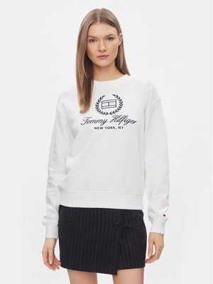 Obrázek produktu Tommy Hilfiger Mikina Flag Script WW0WW41758 Bílá Regular Fit