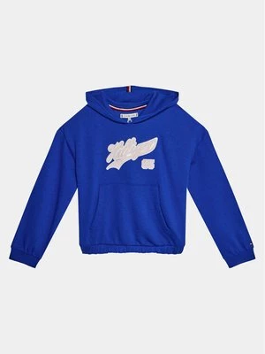 Obrázek produktu Tommy Hilfiger Mikina Hilfiger Script Hoodie KG0KG07721 Modrá Regular Fit