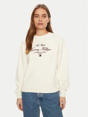 Obrázek produktu Tommy Hilfiger Mikina Modern Script WW0WW43844 Écru Regular Fit